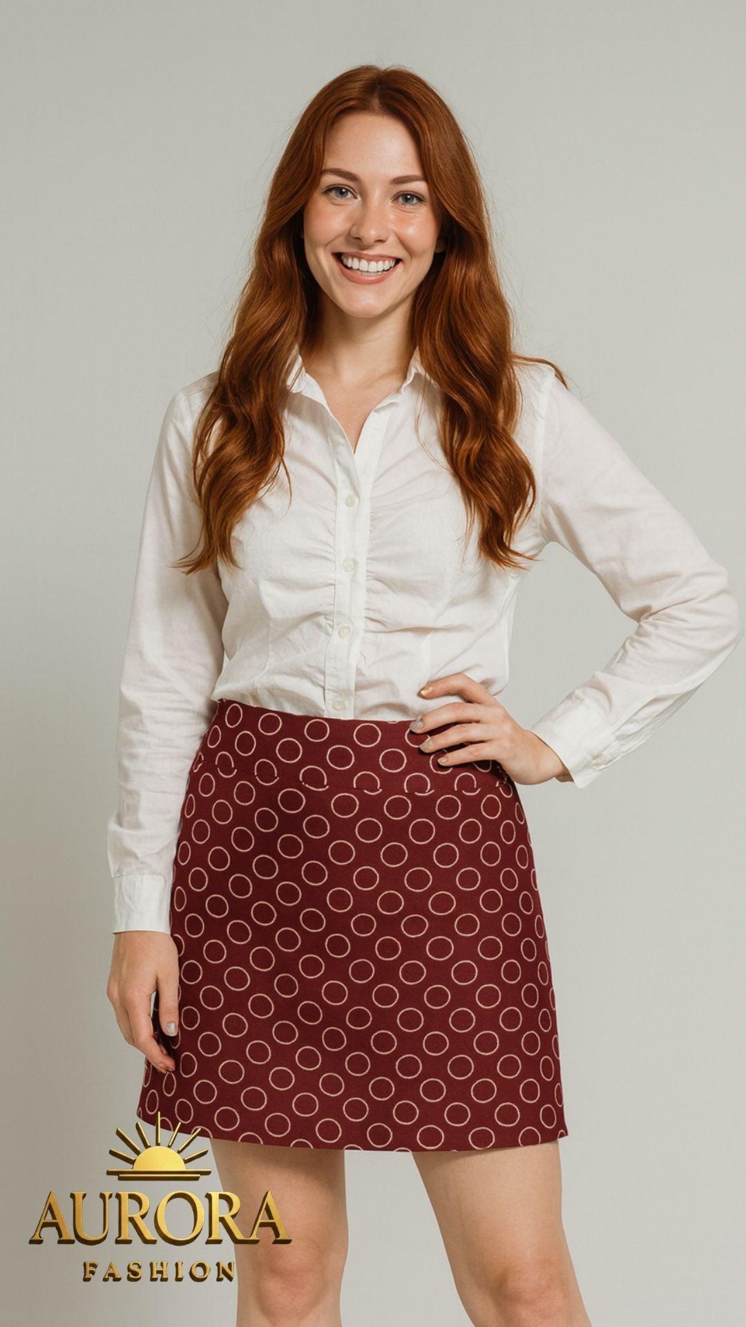 Saia Vermelha Social Estilosa