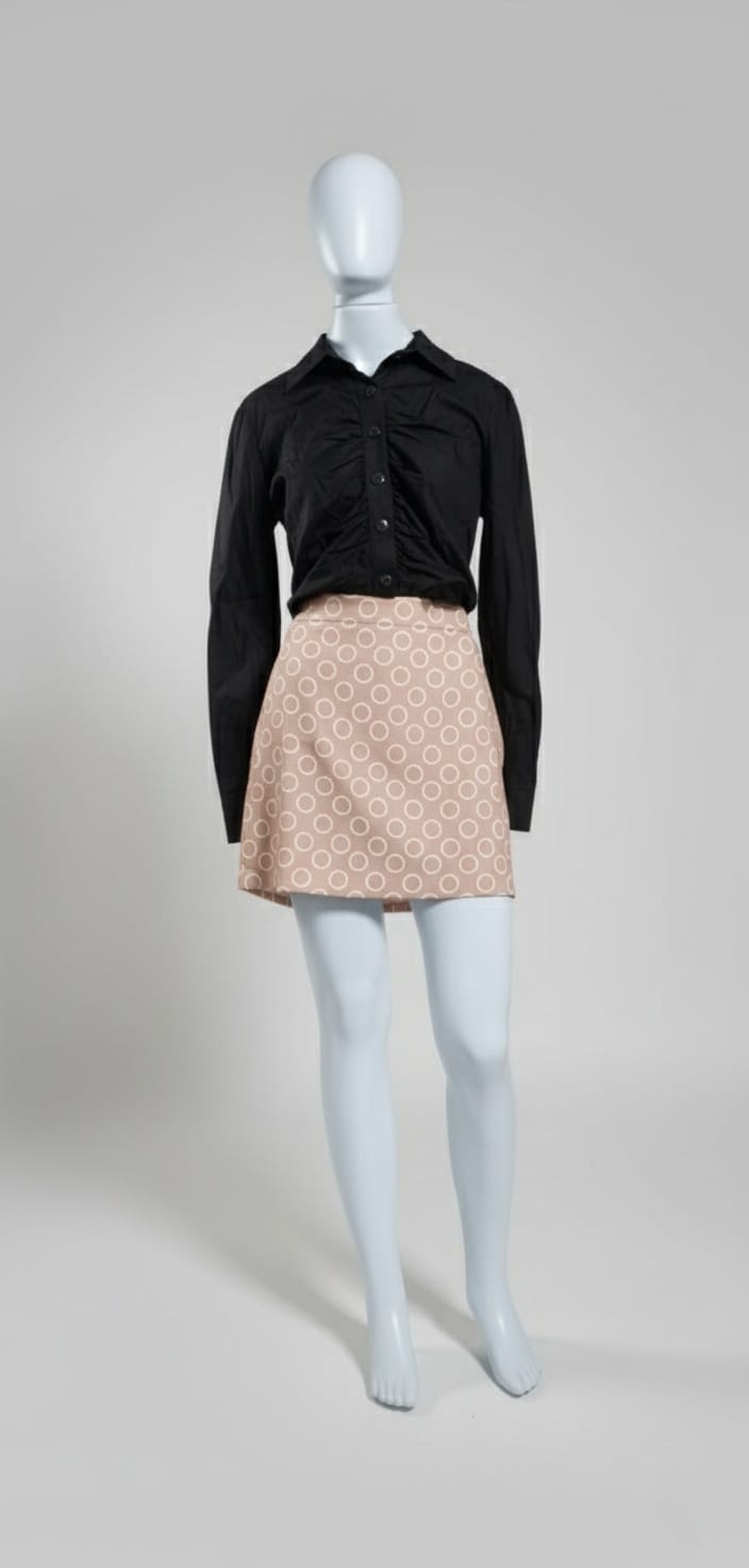 Saia Nude Social Estilosa