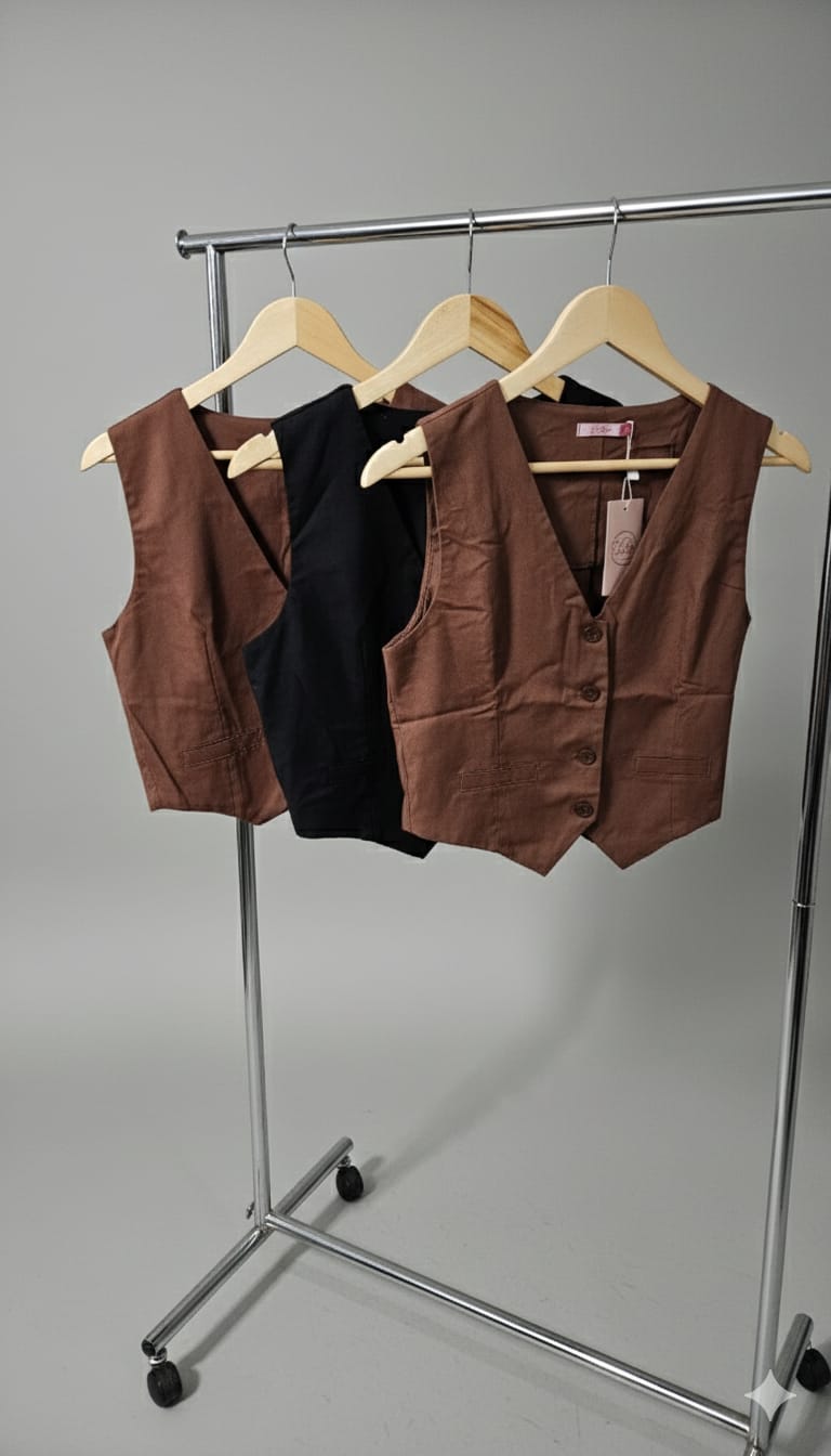 Colete em Alfaiataria – Tamanho P & M