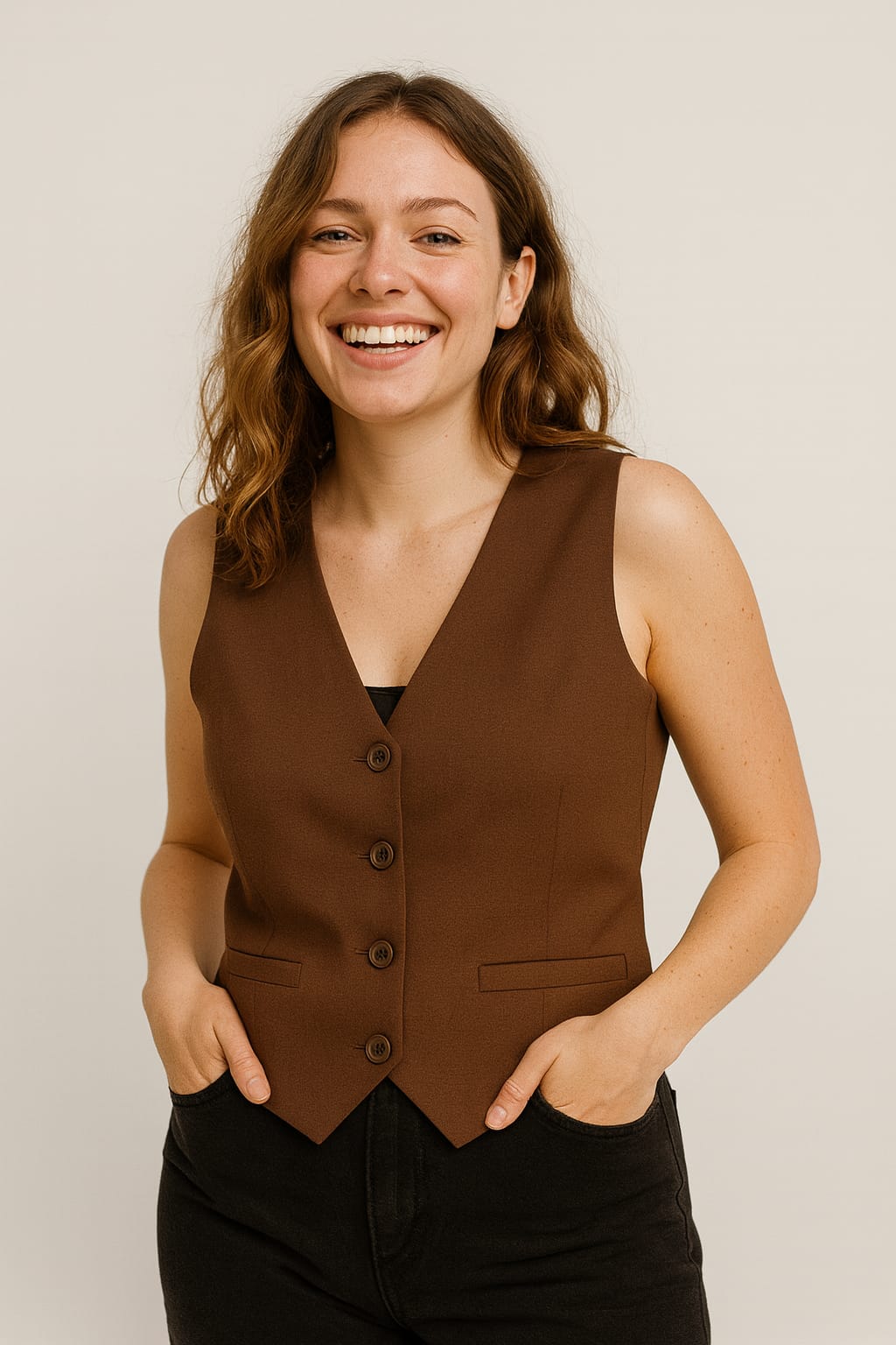 Colete em Alfaiataria – Tamanho P & M