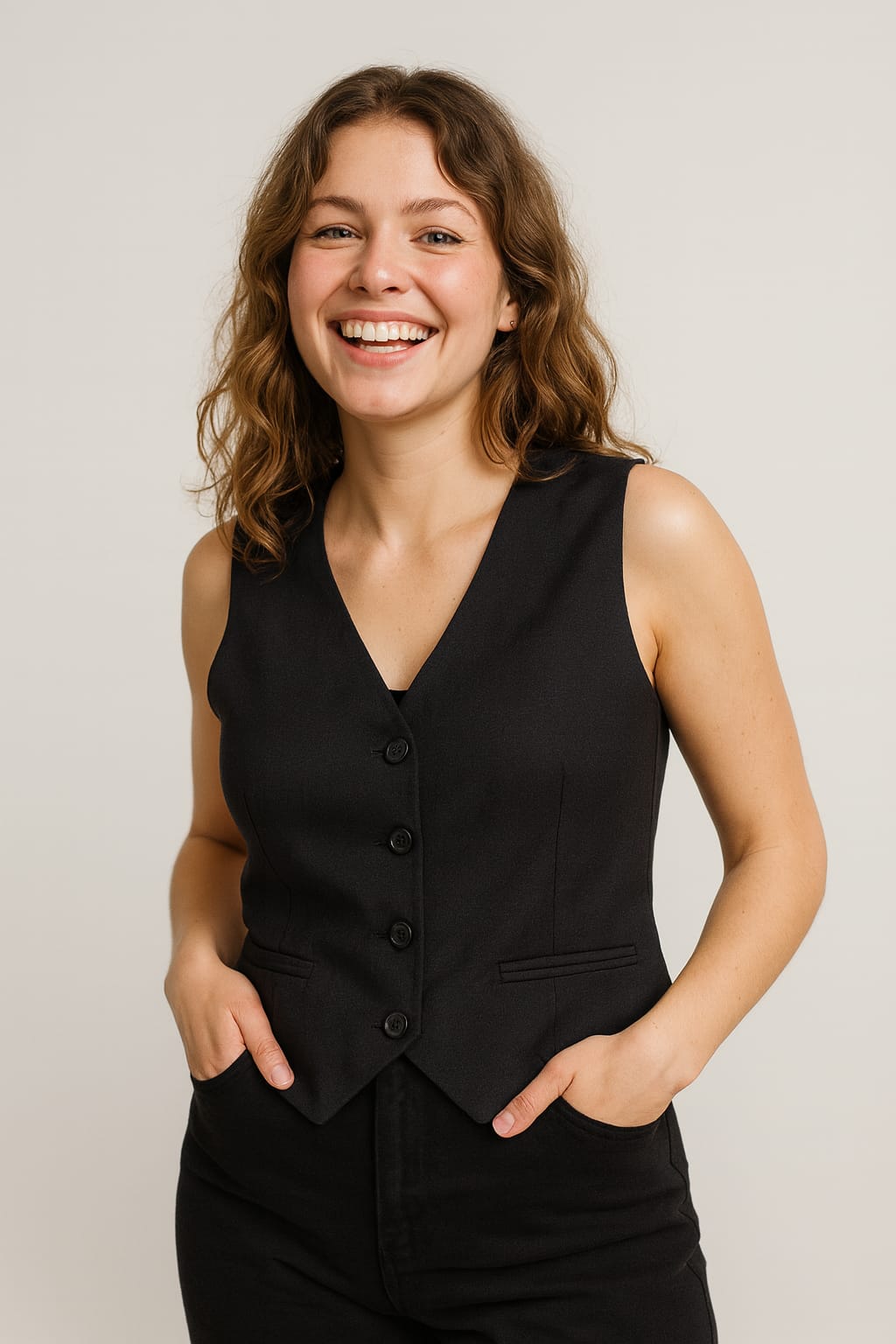 Colete em Alfaiataria – Tamanho P & M