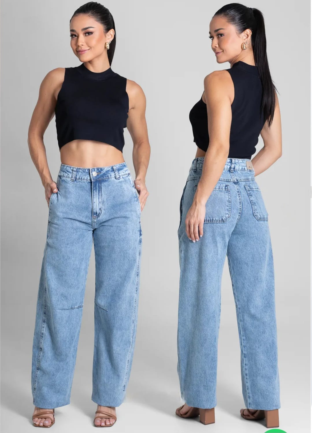 Calça Barrel – Estilo Moderno e Conforto