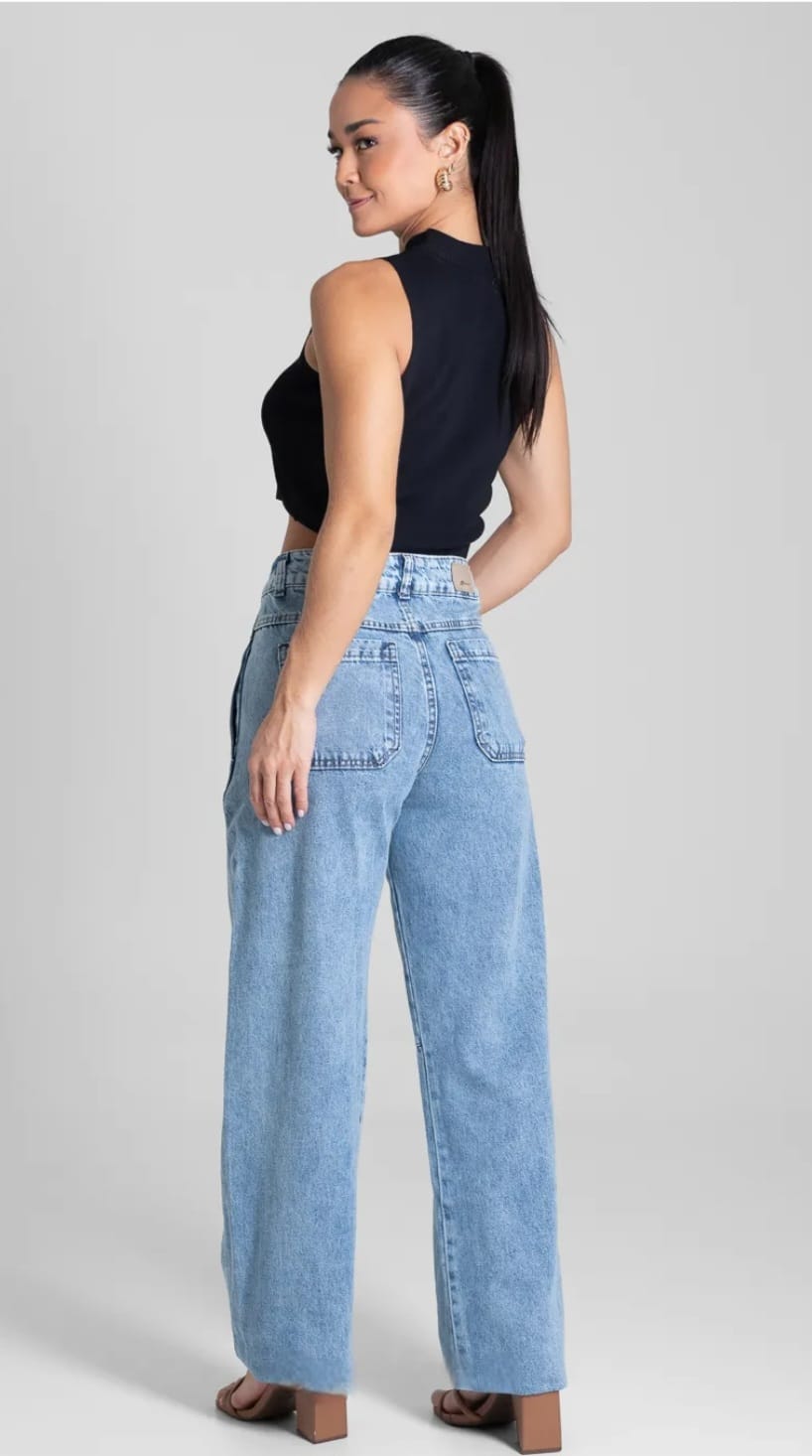 Calça Barrel – Estilo Moderno e Conforto