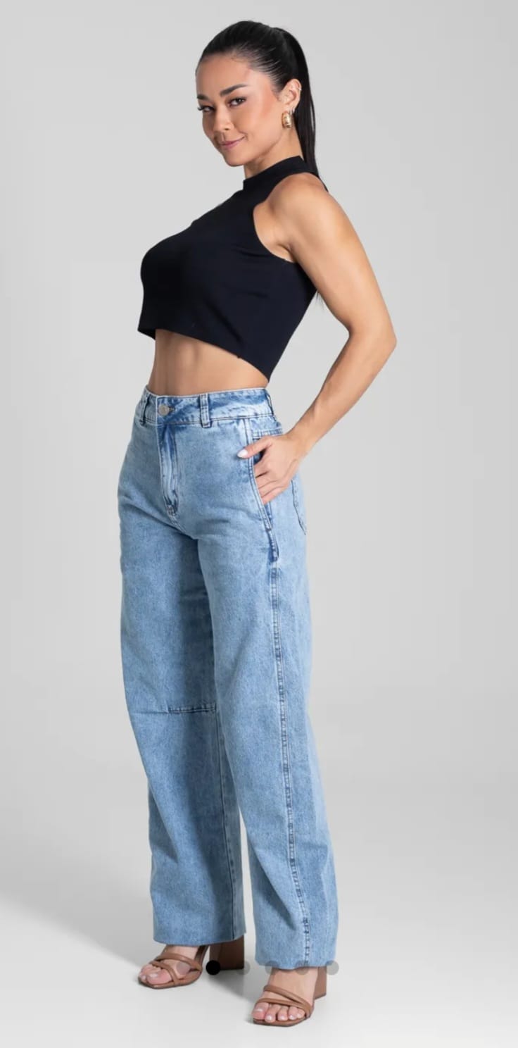 Calça Barrel – Estilo Moderno e Conforto