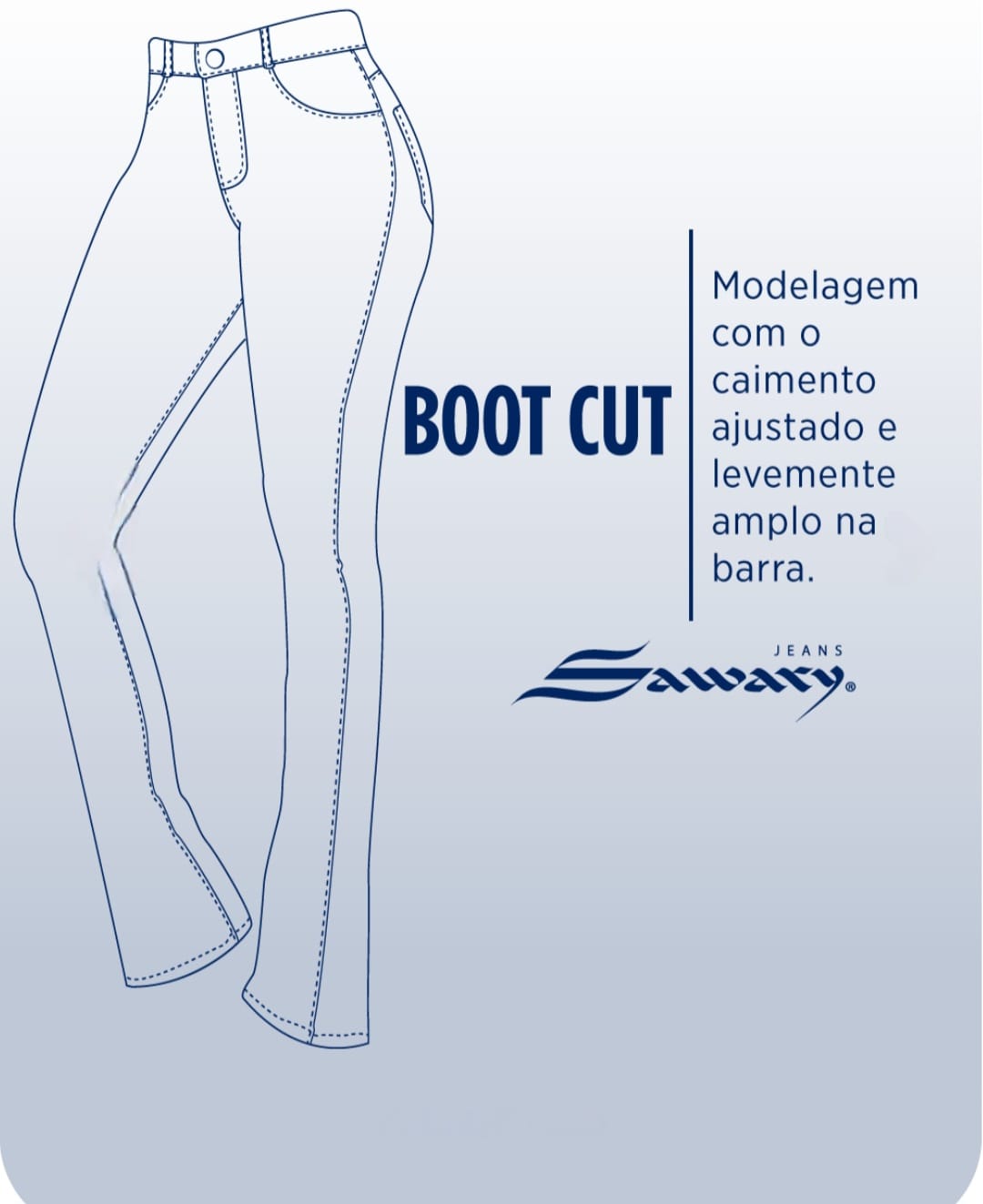 Calça Boot Cut Feminina