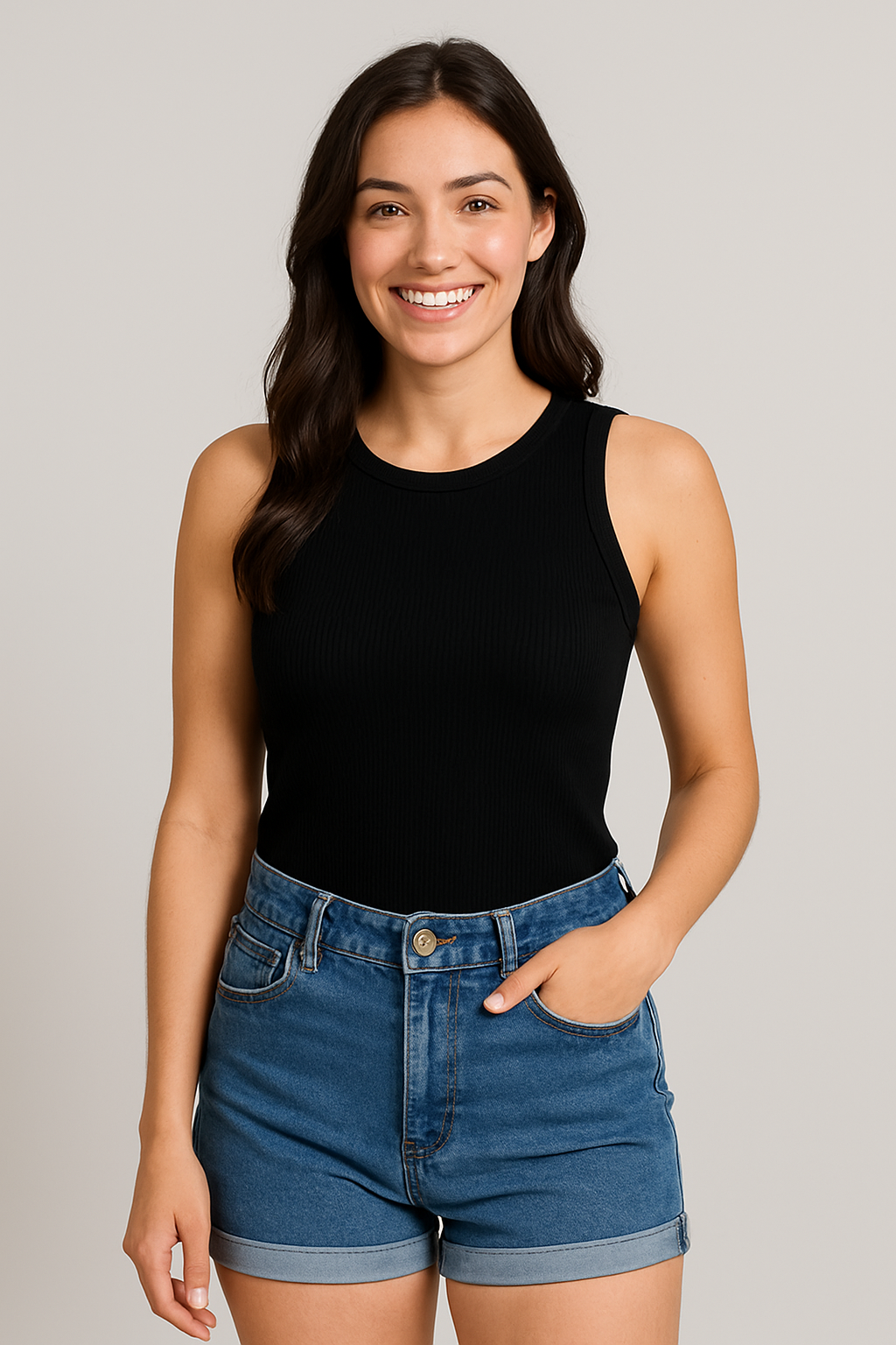 Blusinhas Caneladas – Tamanho Único